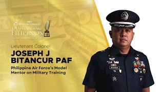 2023 Outstanding Filipino Lt Col Joseph J Bitancur PAF BeyondExcellence Full video [upl. by Eilyah101]