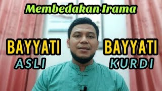 Membedakan Irama Bayyati Asli dan Kurdi cara mudah membedakan [upl. by Notsua692]