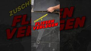 Fliesen perfekt zuschneiden – DIY Anleitung für Bodenfliesen verlegen [upl. by Tareyn71]