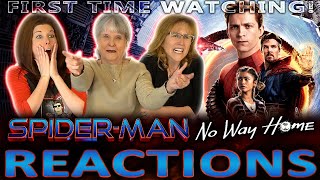 SpiderMan No Way Home  Reactions  FIRST TIME WATCHING [upl. by Eissirk]