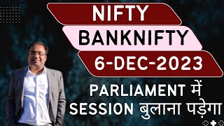 Nifty Prediction and Bank Nifty Analysis for Wednesday  6 December 2023  Bank NIFTY Tomorrow [upl. by Silra]