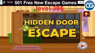 Walkthrough 501 Free New Escape Games level 395  Hidden door escape  Complete Game [upl. by Rhea642]