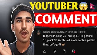 bishalpbparkour5624 YOUTUBER DAILE COMMENT GARNU VAYO😱🥳🇳🇵 [upl. by Krusche661]