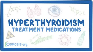 Hyperthyroidism treatment medications pharmacology [upl. by Nygem240]