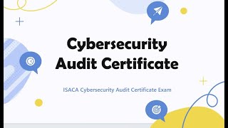 ISACA Cybersecurity Audit Certificate Exam Questions [upl. by Hein]