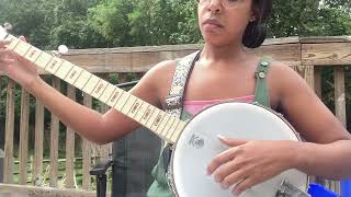 quotsadeyed sadiequot clawhammer beginner banjo practice birthday specialbonus video [upl. by Lohman]