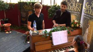 Graham Bickley and Caspar Phillipson Lilys Eyes first rehearsalmp4 [upl. by Surtemed221]