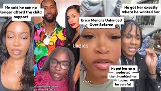 People React To Safaree And Erica Mena’s Coparenting Drama [upl. by Einahpehs]