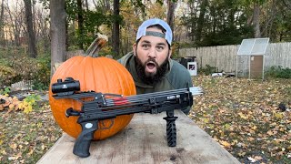 Can it hit a pumpkin at 71 yards [upl. by Gregg]