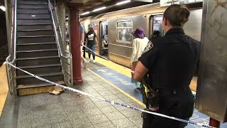 Man slashed on face during dispute at 72 Street subway station [upl. by Glendon833]