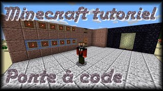 TUTO Minecraft 18  Porte à code item frame [upl. by Eleumas]