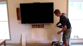 How To Install Flush Mount Wall Speakers 3  Home Theater  Ken Eppinette Elite Renovations LLC [upl. by Namyaw]