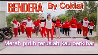 BENDERA  MERAH PUTIH TERUSLAH KAU BERKIBAR BY COKLAT  IBUquot PURWOSARI SEHAT  SANGGAR SENAM ATYA [upl. by Rubi]