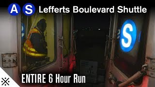 Lefferts Boulevard Shuttle Full Run  Decoupling and Recoupling [upl. by Oiragelo]