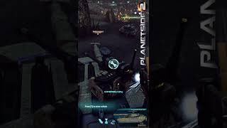 Planetside 2 Gameplay Hossin Hills VANGUARD Gunner kills Bomber Plane gaming fps planetside2 [upl. by Ennazzus868]