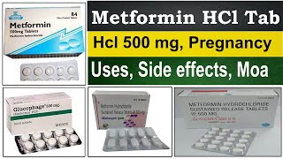 Metformin hydrochloride 500 mg in urdu uses in pregnancy Mechanism of action Side effects dose [upl. by Aicinat]