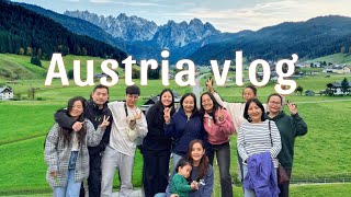 BIG FAMILY TRIP TO AUSTRIA  Hallstatt Gosau Salzburg [upl. by Enomyar]