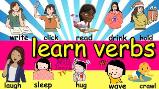 Explain Action Verbs to Grade 1 Kids  Learn Verbs  Doing words  Action words [upl. by Mariquilla672]