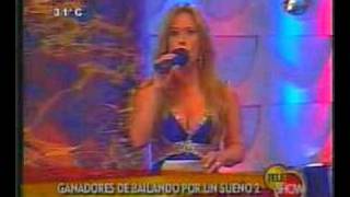 Ganadores Bailando por un Sueño 2 en Teleshow [upl. by Eilliw]