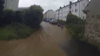 Hochwasser in Schwäbisch Gmünd [upl. by Kolodgie352]