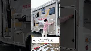 I left my son outside the RV on a snowy day rv [upl. by Naitsabas]