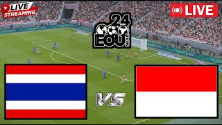 🔴LIVE  INDONESIA U19 VS THAILAND U19  SEOUL EARTH ON US CUP 2024  LANGSUNG HARI INI SIMULATION [upl. by Allison]