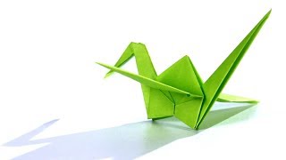 Cómo hacer una Grulla de Origami  Paso a Paso [upl. by Siramed]