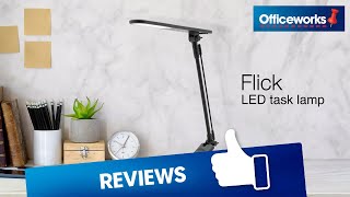 Flick LED Desk Lamp with USB Charging Port [upl. by Aniras]