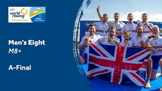 2022 World Rowing Championships  Mens Eight  AFinal [upl. by Coryden]