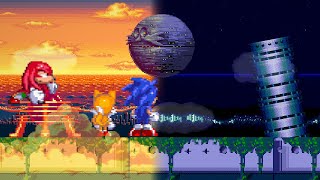 Sky Sanctuary Zone but in different times of day  Sonic 3 AIR [upl. by Bambi]