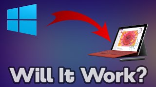 Installing Windows 8 on a Surface 3 [upl. by Remle987]