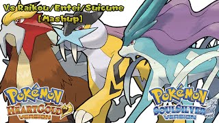 Pokémon HeartGoldSoulSilver  RaikouEnteiSuicune Battle Mashup HQ [upl. by Rehpotisrhc]