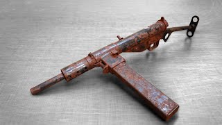 Restoration of Rusty STEN Mk2 Submachine Gun [upl. by Darice]