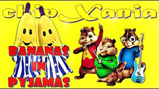 Bananas in pyjamas with lyrics Chipmunks Version [upl. by Lasser780]