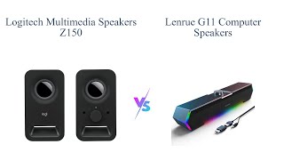 Logitech Z150 vs LENRUE G11 Computer Speakers 🎵🔊 [upl. by Vernon]