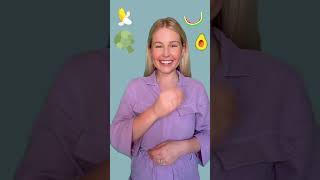 Teach baby to say and sign FOOD For happier mealtimes and weaning babylearning babysignlanguage [upl. by Etiam]