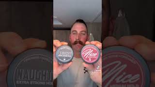 How to Use Naughty amp Nice Mustache Wax youtubeshorts [upl. by Nnaassilem]