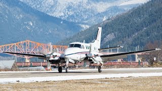 Beechcraft King Air 90 Landing [upl. by Knighton]