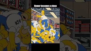 Homer becomes a clone [upl. by Lebasiairam]