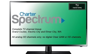 TV Channel Surfing Charter Spectrum Grand Coulee WA [upl. by Timrek334]