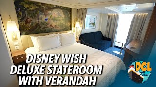 Disney Wish Deluxe Oceanview Stateroom with Verandah Overview [upl. by Aiuqal]