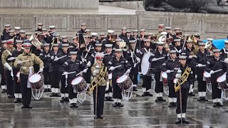 National Trafalgar Day Parade 2024 Massed Bands of the Sea Cadets [upl. by Leyameg254]