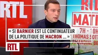 quotSi Michel Barnier est le continuateur de la politique dEmmanuel Macron son gouvernement tomberaquot [upl. by Eramat]