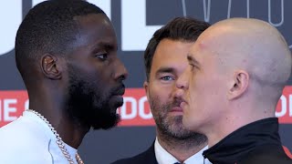 Lawrence Okolie vs Michael Cieslak FIRST FACEOFF  Eddie Hearn amp DAZN Boxing [upl. by Holladay]