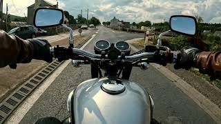 KAWASAKI W650  PURE SOUND  4K [upl. by Drofdarb328]