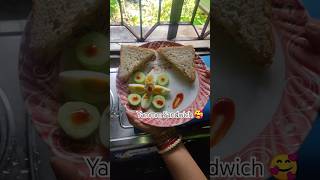 5 মিনিটে বানিয়ে ফেলুন ভেজি চিসি স্যান্ডউইচ🔥Cheese Sandwich 5Minutes Challenge🔥🤔 shorts viralshorts [upl. by Ventre]