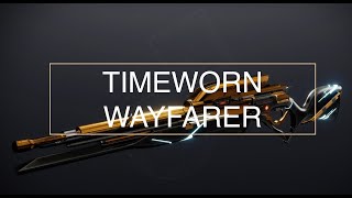 Timeworn Wayfarer  PVP Review amp Gameplay  The Final Shape [upl. by Maurise305]