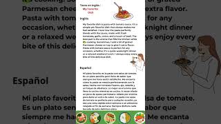 🍲 Lectura en Inglés My Favorite Dish  Mejora tu Comprensión con Historias en Inglés 🍽️ [upl. by Rayle977]