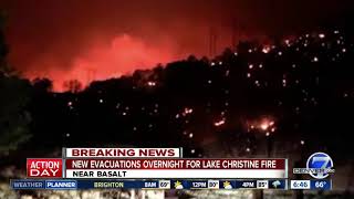 Lake Christine Fire prompts additional evacuations [upl. by Gretta345]