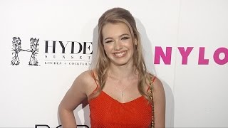 Sadie Calvano NYLON Young Hollywood Party 2015 Red Carpet Arrivals [upl. by Ethbin522]